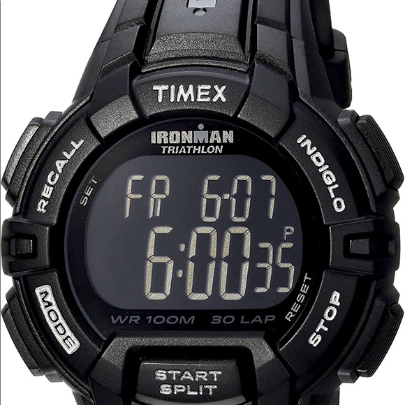 Timex Ironman Triathalon Watch BLACKOUT T5K793 100Meter water resistant - Picture 1 of 16